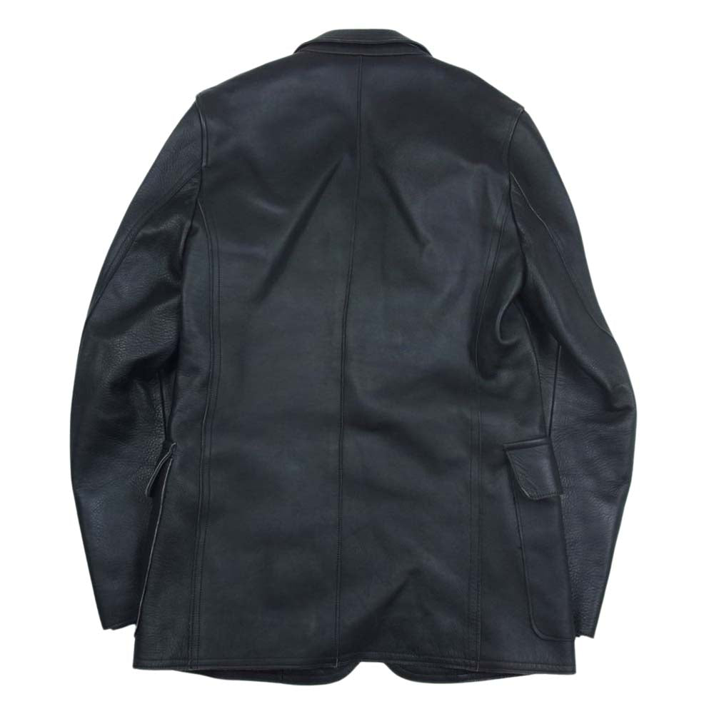 PARANOID パラノイド レザー テーラード 2B ジャケット ブラック系 M【中古】
