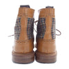 Tricker's トリッカーズ L5411 TradingPost 20周年 ツイード カントリー レースアップ ブーツ ライトブラウン系 UK5【中古】