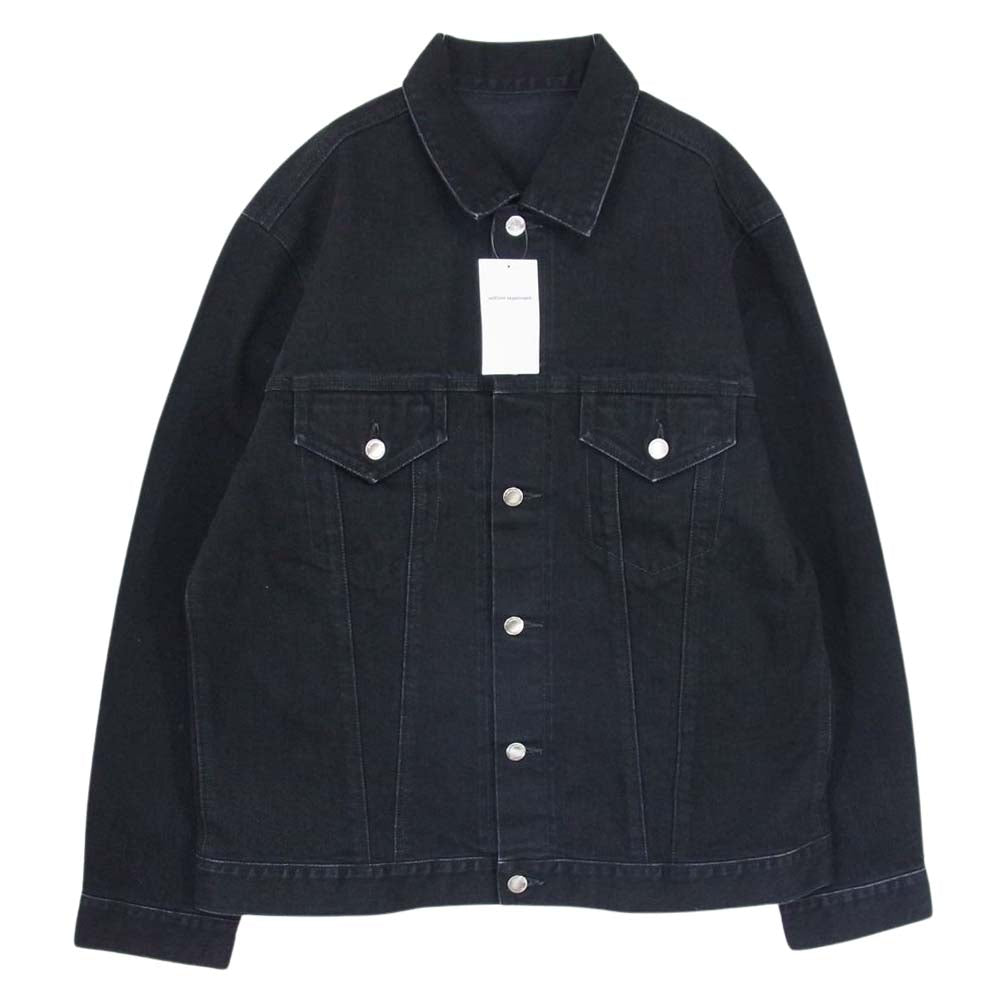 uniform experiment ユニフォームエクスペリメント 22AW UE-222020 ONE WASHED DENIM JACKET ワンウォッシュ デニム ジャケット ブラック系 4【美品】【中古】