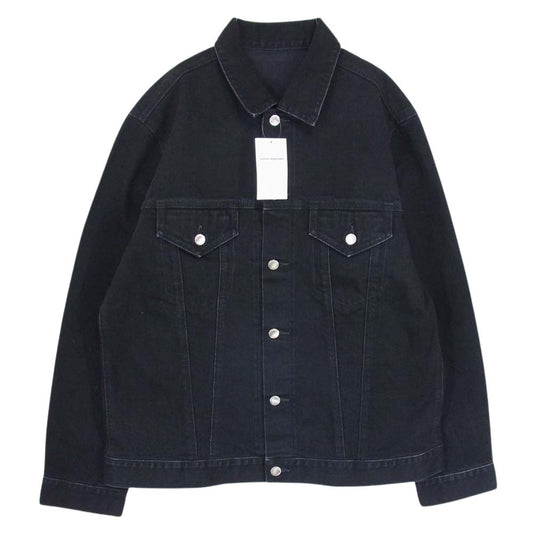 uniform experiment ユニフォームエクスペリメント 22AW UE-222020 ONE WASHED DENIM JACKET ワンウォッシュ デニム ジャケット ブラック系 4【美品】【中古】