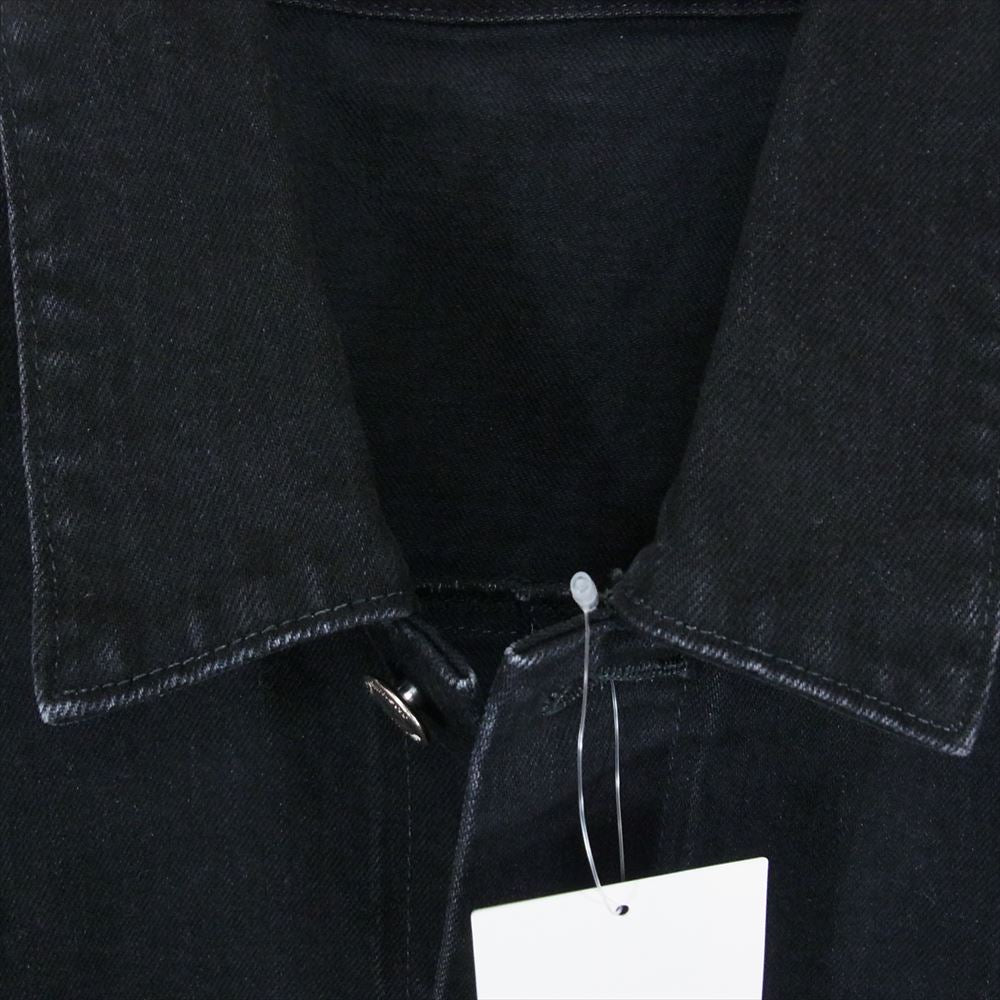 uniform experiment ユニフォームエクスペリメント 22AW UE-222020 ONE WASHED DENIM JACKET ワンウォッシュ デニム ジャケット ブラック系 4【美品】【中古】
