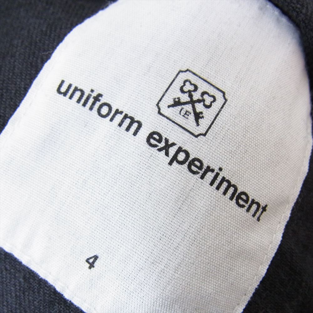 uniform experiment ユニフォームエクスペリメント 22AW UE-222020 ONE WASHED DENIM JACKET ワンウォッシュ デニム ジャケット ブラック系 4【美品】【中古】