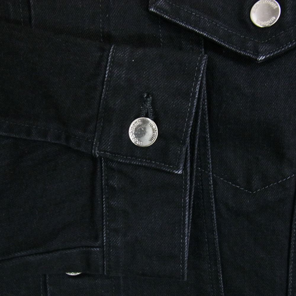 uniform experiment ユニフォームエクスペリメント 22AW UE-222020 ONE WASHED DENIM JACKET ワンウォッシュ デニム ジャケット ブラック系 4【美品】【中古】