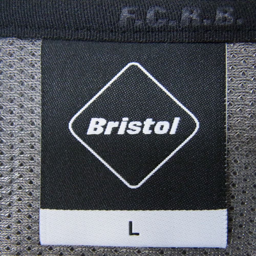 F.C.R.B. エフシーアールビー FCRB-230029 VENTILATION HOODIE ベンチレーション ジップアップ フーディ ジャケット グレー系 L【極上美品】【中古】