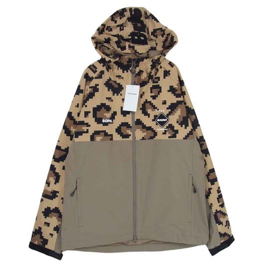 F.C.R.B. エフシーアールビー 23SS FCRB-230026 PRACTICE JACKET プラクティス フーデッド ジャケット ベージュ系 M【極上美品】【中古】