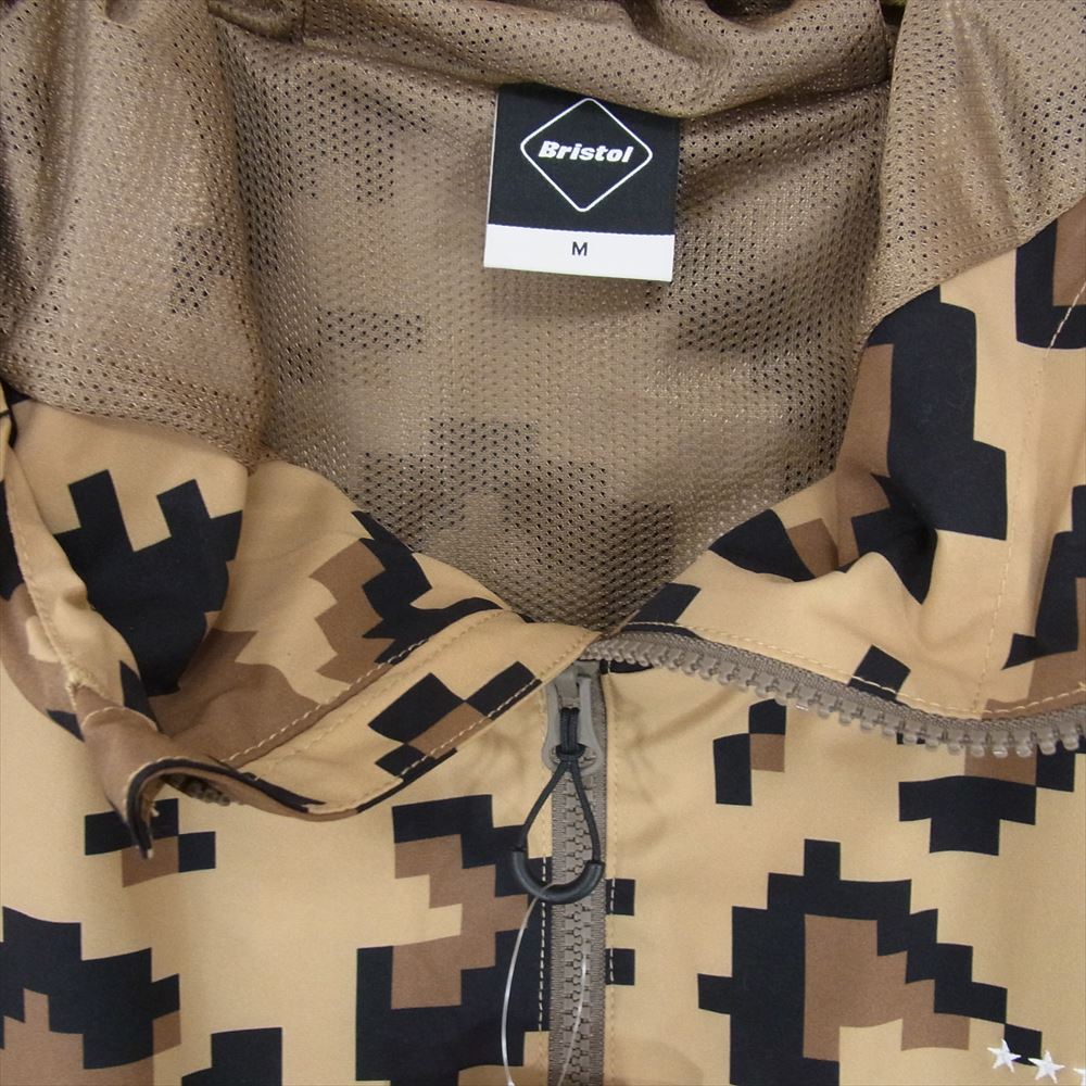 F.C.R.B. エフシーアールビー 23SS FCRB-230026 PRACTICE JACKET プラクティス フーデッド ジャケット ベージュ系 M【極上美品】【中古】