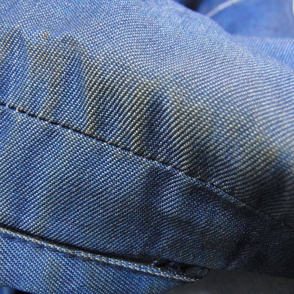 MAISON MARGIELA メゾンマルジェラ ここのえタグ 14ライン 2B テーラード ジャケット ブルー系 44【中古】