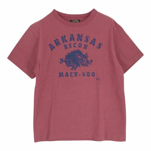 COLIMBO コリンボ Arkansas Recon プリント Tシャツ エンジ系 M【中古】
