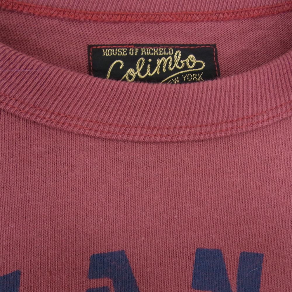 COLIMBO コリンボ Arkansas Recon プリント Tシャツ エンジ系 M【中古】