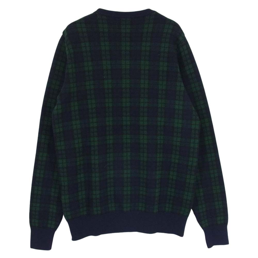 ミスタージェントルマン MGJ-KN10 TARTAN CHECK KNIT タータン チェック ニット ネイビー系 M【中古】