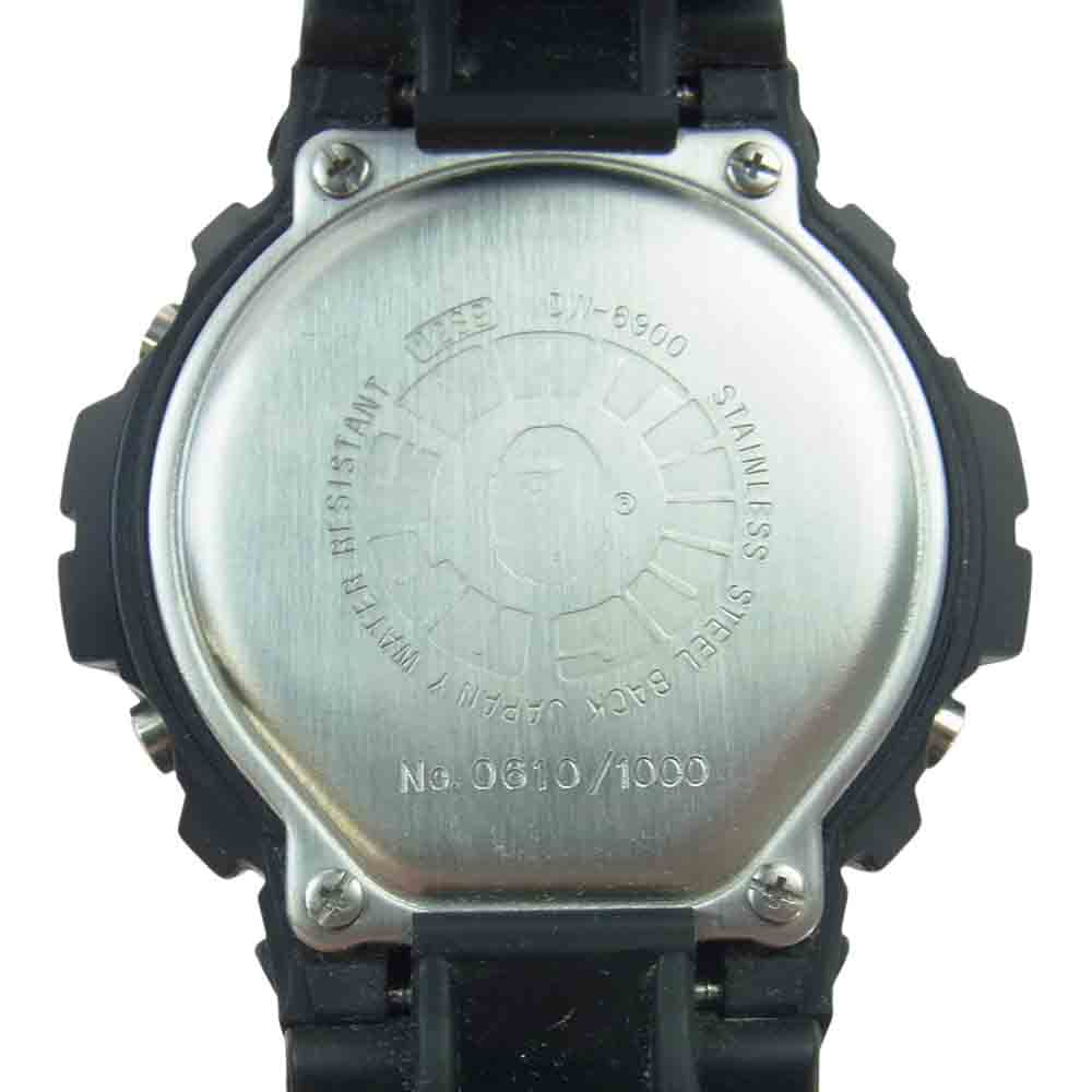 A BATHING APE アベイシングエイプ DW-6900 G-SHOCK ジーショック 三つ目 時計 ブラック系【中古】