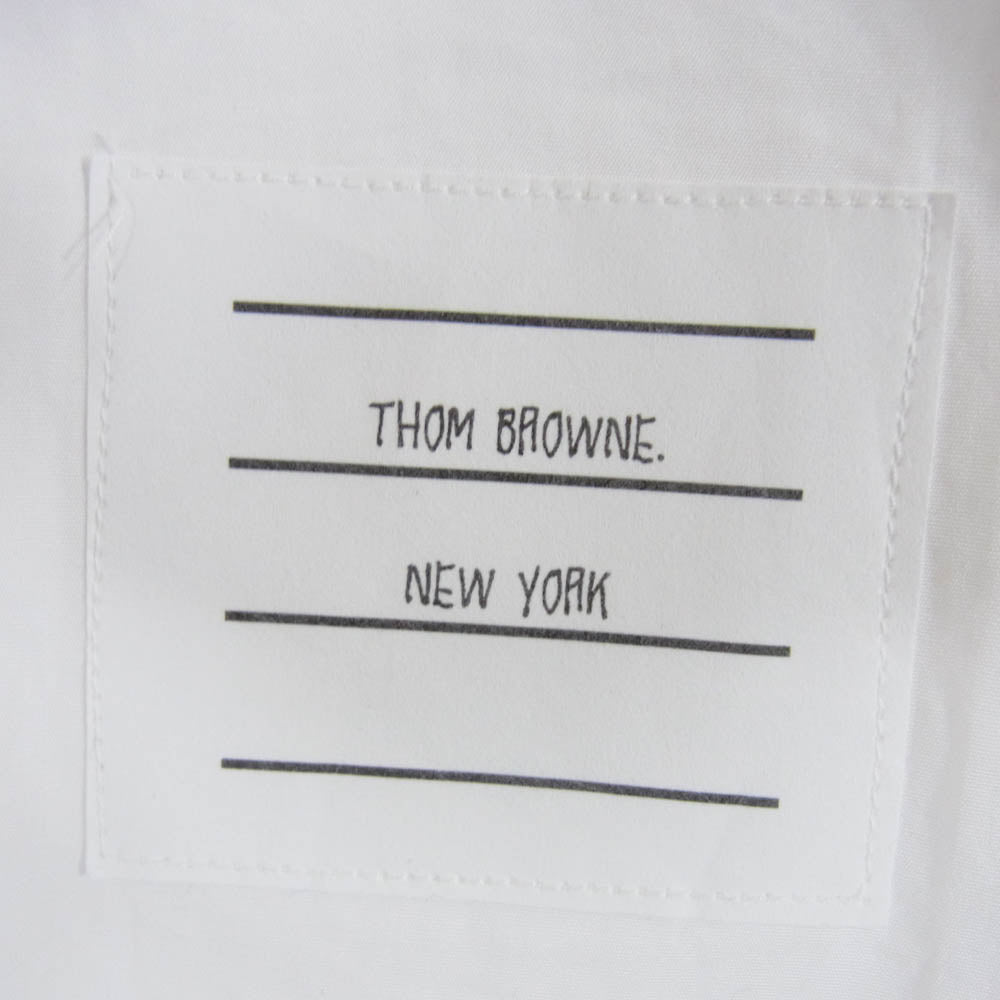 THOM BROWNE トムブラウン OXFORD BD SHIRT オックスフォード ボタンダウン 長袖 シャツ ホワイト系 0 【中古】
