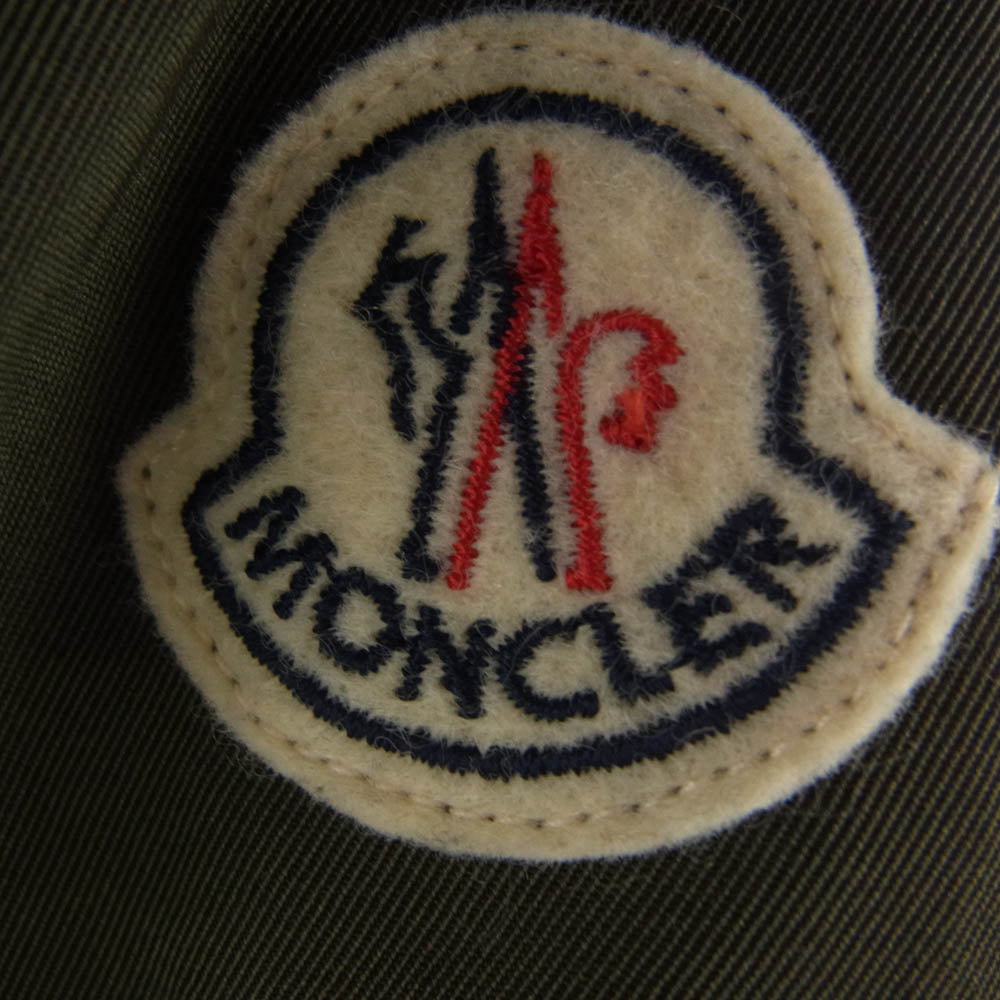 MONCLER モンクレール ARRIOUS アリウス ファーフード付き ダウンコート カーキ系 3【中古】
