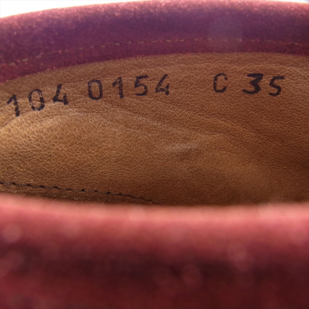 GUCCI グッチ 1040154 ホースビット スエード ローファー シューズ エンジ系【中古】