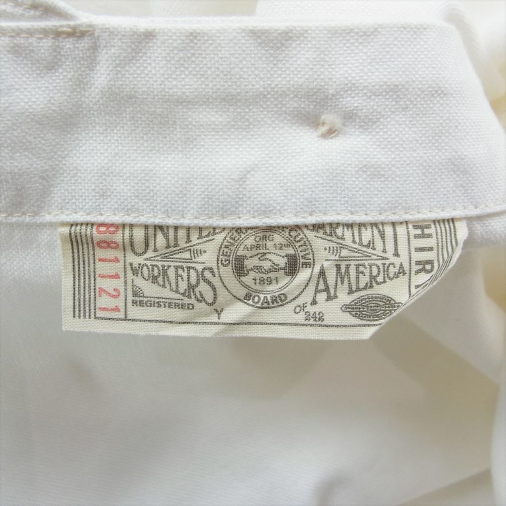 FREEWHEELERS フリーホイーラーズ Late1800s STYLE SHIRTS ワーク シャツ ホワイト系 14【中古】