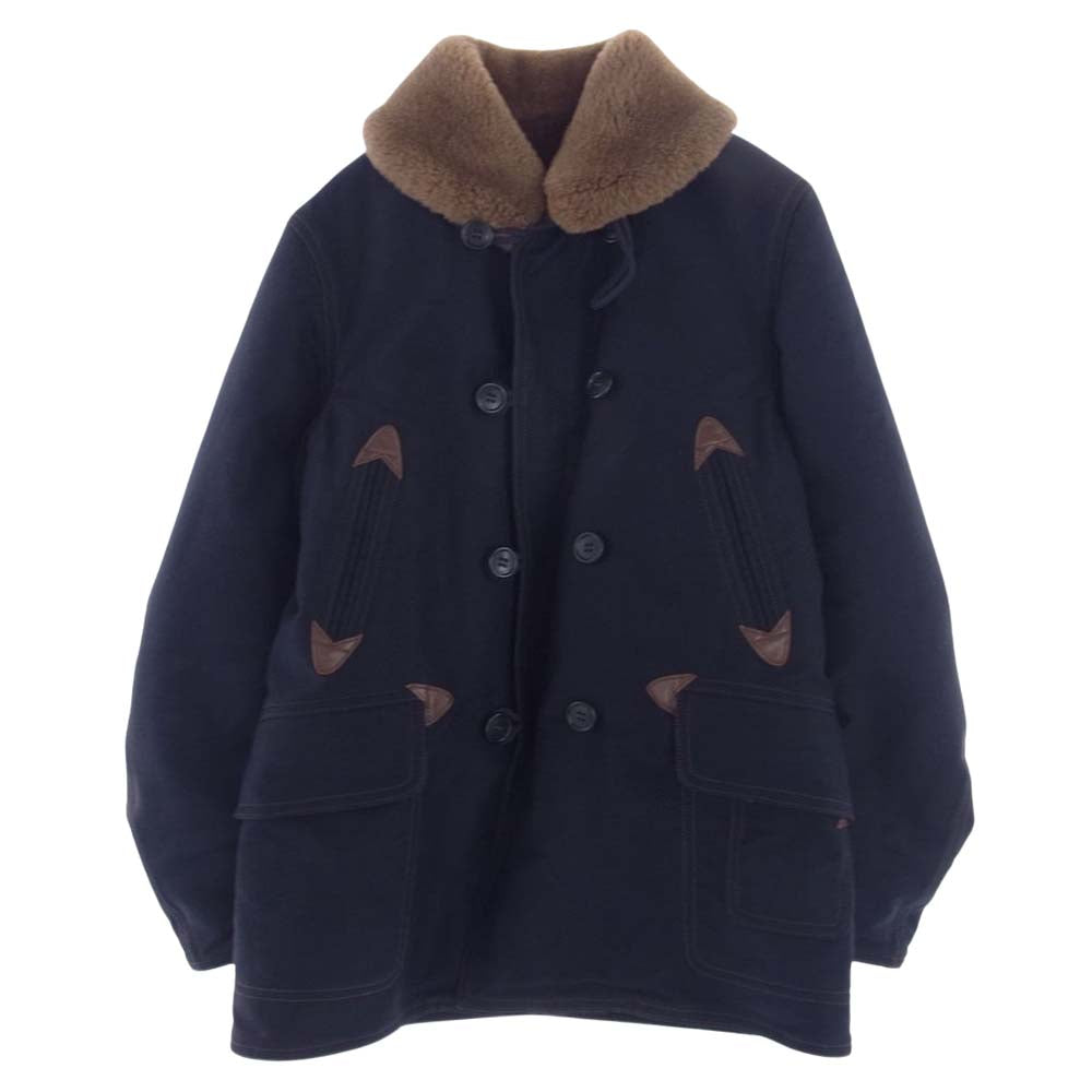 The REAL McCOY'S ザリアルマッコイズ JOE MｃCOY ジョーマッコイ アバランチ コート ネイビー系 36【中古】