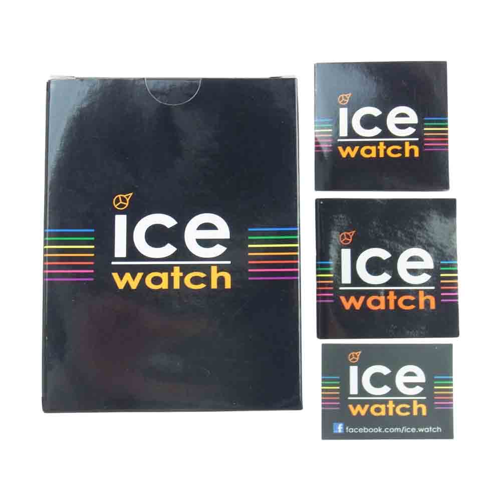 アイスウォッチ 001 353 Ice Glitter アイス グリッター 40mm ローズゴールド ラバーバンド ウォッチ ブラック ブラック系【中古】