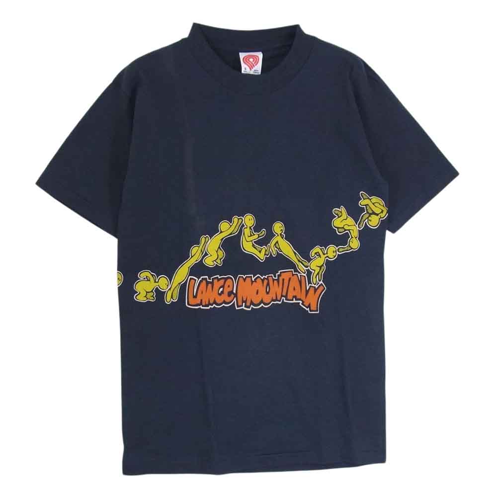 古着 USA製 POWELL PERALTA 80'S LANCE MOUNTAIN ヴィンテージ 半袖 Tシャツ  ネイビー系 S【中古】