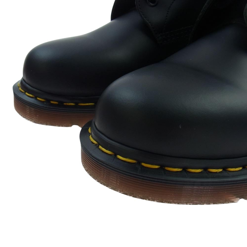 Dr.Martens ドクターマーチン イングランド製 THE CLASH MIE ザ・クラッシュ 1460 THE CLASH 8 ホール ブーツ クラッシュ ブラック系 UK11【新古品】【未使用】【中古】