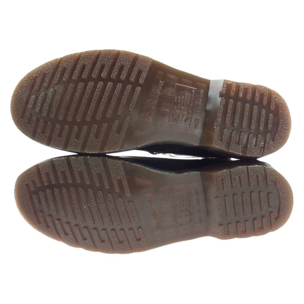 Dr.Martens ドクターマーチン イングランド製 THE CLASH MIE ザ・クラッシュ 1460 THE CLASH 8 ホール ブーツ クラッシュ ブラック系 UK11【新古品】【未使用】【中古】