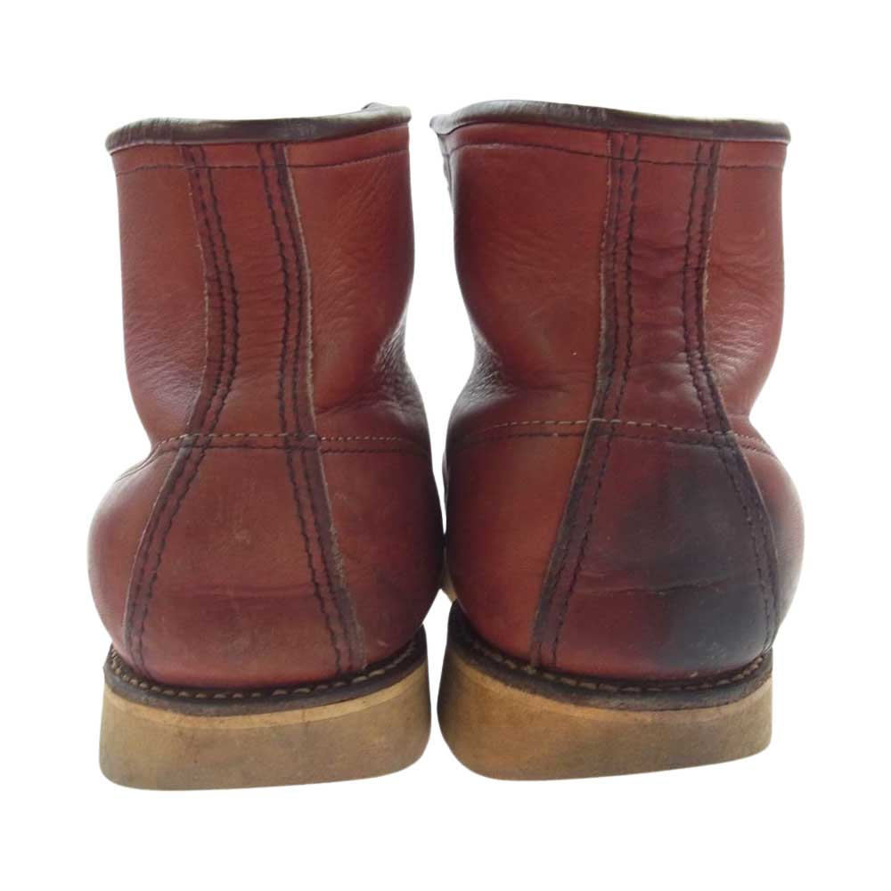 RED WING レッドウィング 8875 90s 四角犬タグ MOC TOE 6インチ モックトゥ ブーツ ブラウン系 US9E【中古】