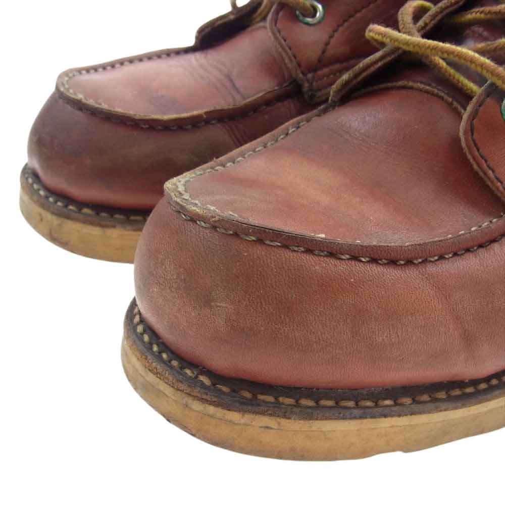 RED WING レッドウィング 8875 90s 四角犬タグ MOC TOE 6インチ モックトゥ ブーツ ブラウン系 US9E【中古】