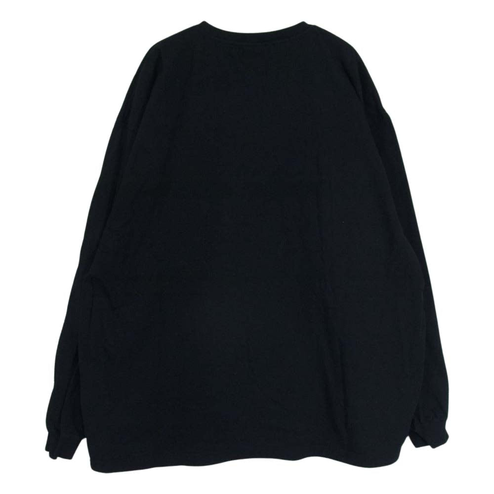 WTAPS ダブルタップス 22SS SNEAK MOON&STAR L/S TEE ムーン スター プリントロングスリーブ 長袖 Tシャツ ロンT ブラック系 03【中古】