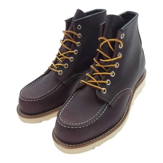 RED WING レッドウィング 8847 CLASSIC MOC 6インチ クラシックモック ブラックチェリー エクスカリバー ワークブーツ ダークブラウン系 US7 E【新古品】【未使用】【中古】