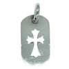 CHROME HEARTS クロムハーツ（原本有） D/TAG SML CO CRS カットアウト クロス ドッグタグ スモール ペンダントトップ シルバー系【中古】
