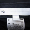Y-3 Yohji Yamamoto ワイスリー ヨウジヤマモト 23F001 ロゴプリント ベースボール キャップ 帽子  ブラック系【中古】