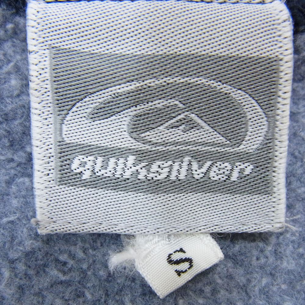Quiksilver クイックシルバー ロゴ プリント スウェット ネイビー系 S【中古】