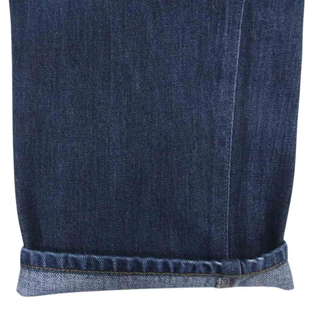 MARGARET HOWELL マーガレットハウエル × EDWIN エドウィン ボタンフライ スロレート デニム パンツ インディゴブルー系 29【中古】