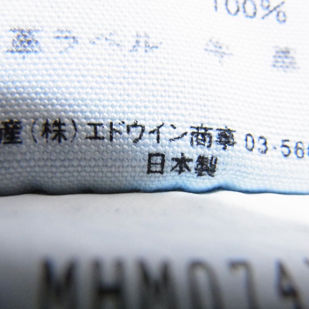 MARGARET HOWELL マーガレットハウエル MHM0741 × EDWIN エドウィン  ボタンフライ ストレート デニム パンツ インディゴブルー系 30【中古】