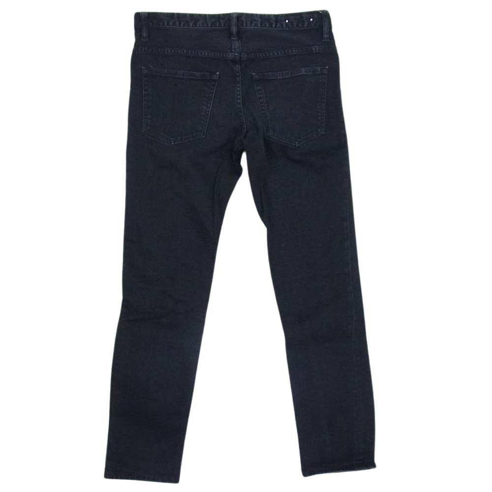 MINEDENIM マインデニム FPK107-91-302-6 ボタンフライ スキニー ブラック ストレート デニム パンツ ブラック系 7【中古】