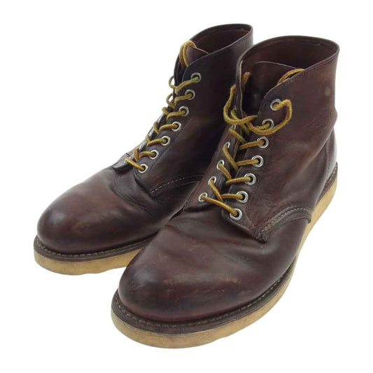 RED WING レッドウィング 9111 CLASSIC ROUND クラシック ラウンド ワーク ブーツ ダークブラウン系 26cm【中古】