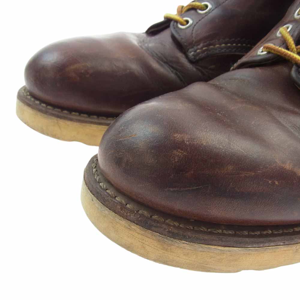 RED WING レッドウィング 9111 CLASSIC ROUND クラシック ラウンド ワーク ブーツ ダークブラウン系 26cm【中古】