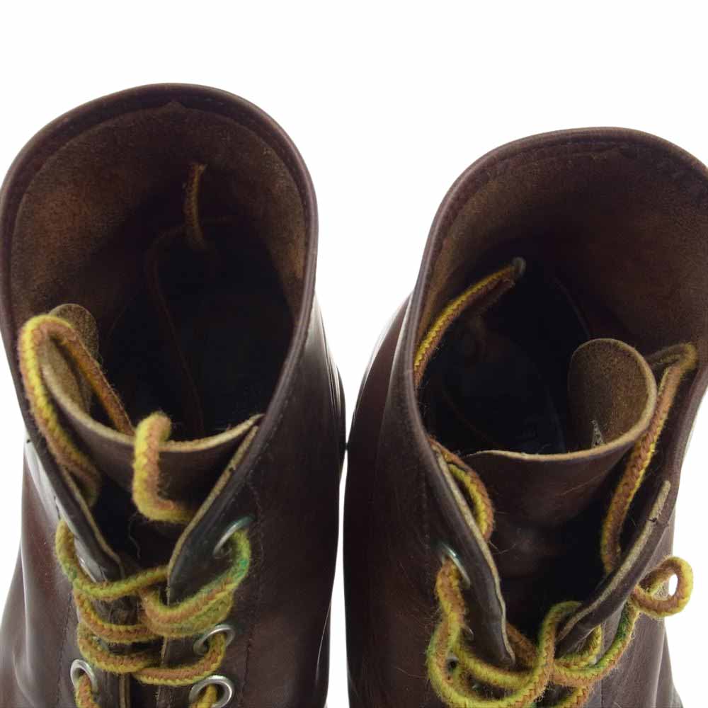 RED WING レッドウィング 9111 CLASSIC ROUND クラシック ラウンド ワーク ブーツ ダークブラウン系 26cm【中古】