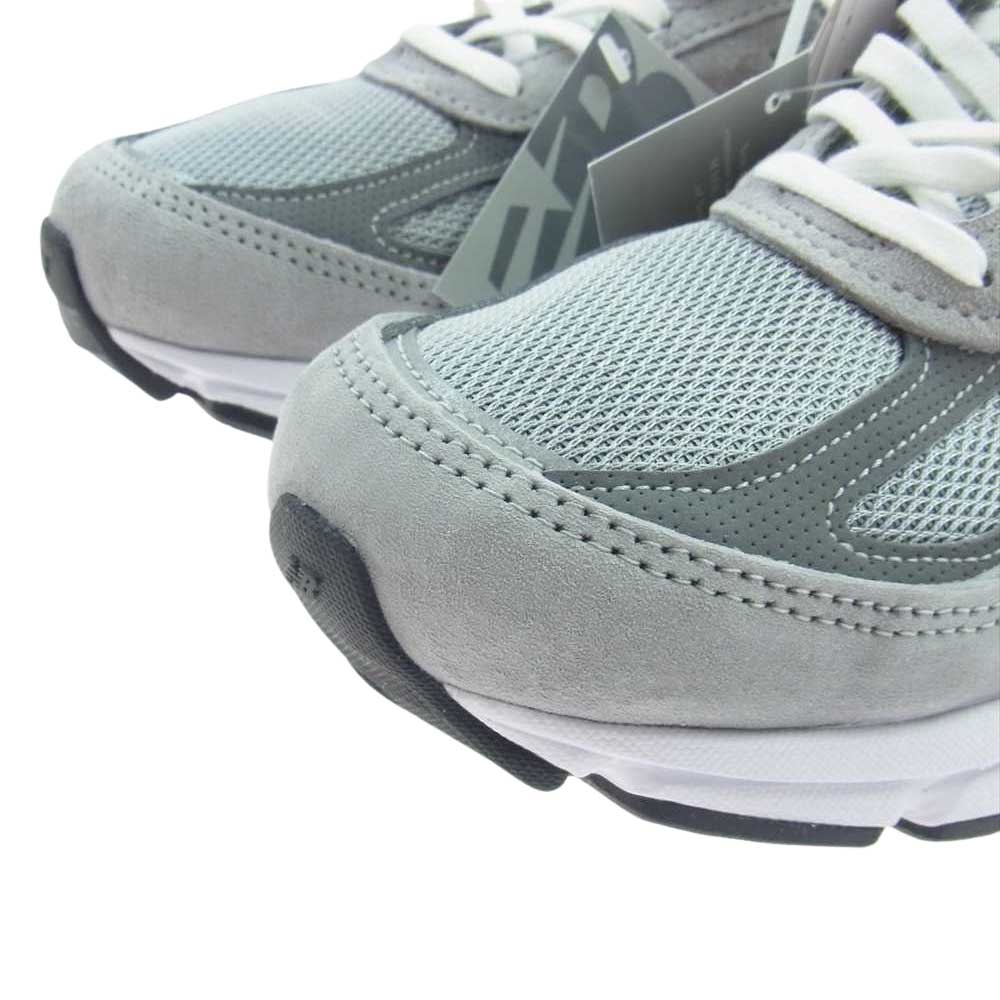 NEW BALANCE ニューバランス U990GR4 USA製 990V4 スエード メッシュ ローカット スニーカー グレー系 26.5cm【極上美品】【中古】