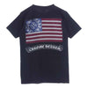 CHROME HEARTS クロムハーツ（原本無） 国内正規品 American Flag Tee 星条旗 フラッグ バックプリント ポケット Tシャツ 半袖 ブラック系 S【中古】