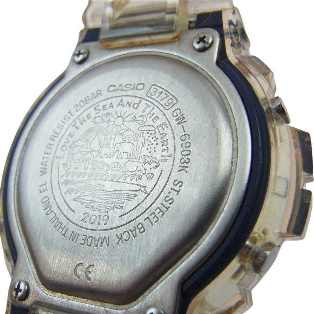 CASIO G-SHOCK カシオ ジーショック GW-6903K-7JR LOVE THE SEA AND THE EARTH アイサーチ ジャパン コラボレーション25周年記念モデル イルクジ デジタル ソーラー 腕時計 ライトブラウン系【中古】