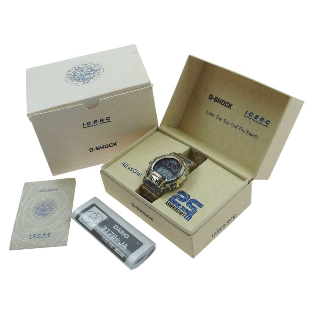 CASIO G-SHOCK カシオ ジーショック GW-6903K-7JR LOVE THE SEA AND THE EARTH アイサーチ ジャパン コラボレーション25周年記念モデル イルクジ デジタル ソーラー 腕時計 ライトブラウン系【中古】