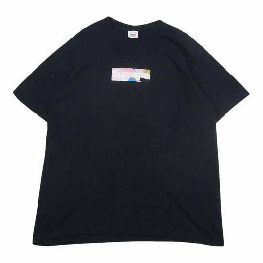 Supreme シュプリーム 21SS Emilio Pucci Box Logo Tee エミリオプッチ ボックス ロゴ プリント 半袖 Tシャツ ブラック系 M【中古】