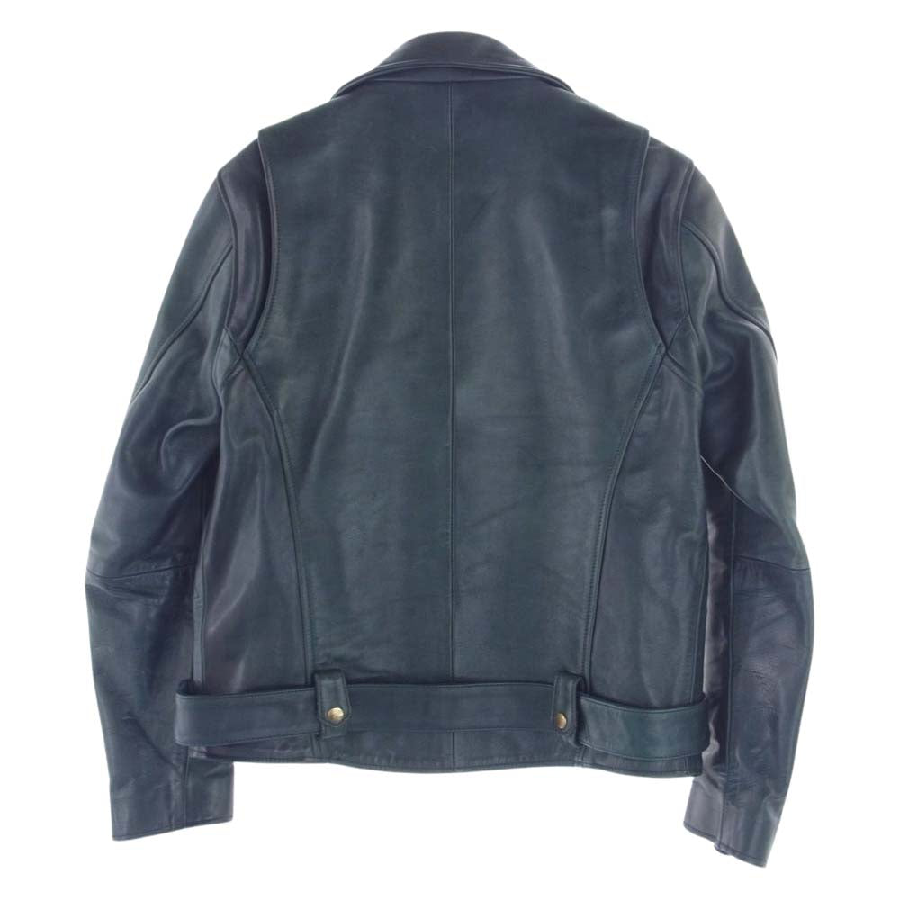 アレフルード 16AW-BL02 ホースハイド レザー ダブル ライダース 