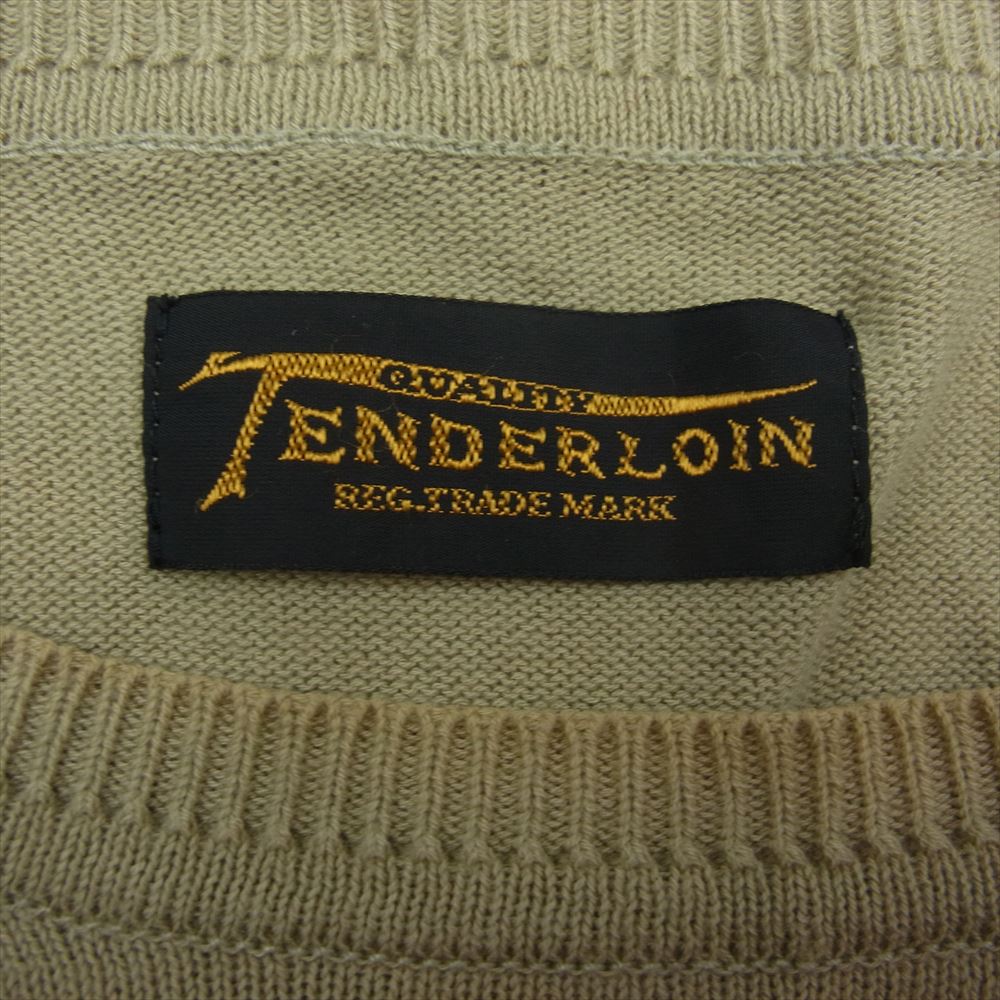 TENDERLOIN テンダーロイン コットン ニット ベージュ系 M【中古】