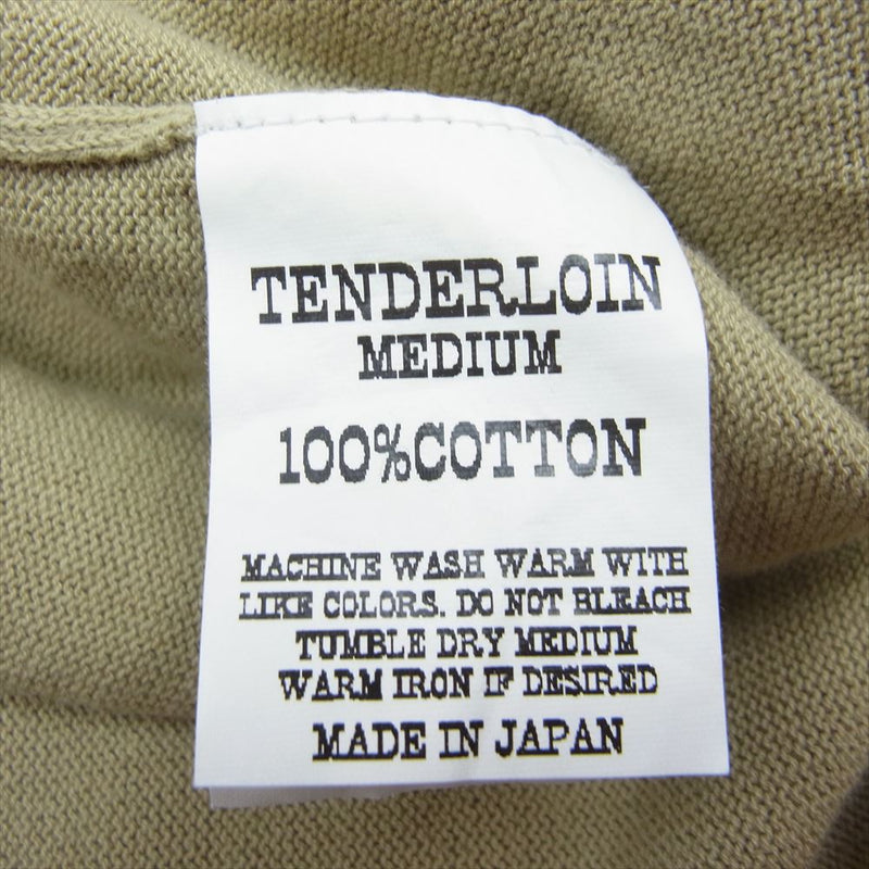 TENDERLOIN テンダーロイン コットン ニット ベージュ系 M【中古】