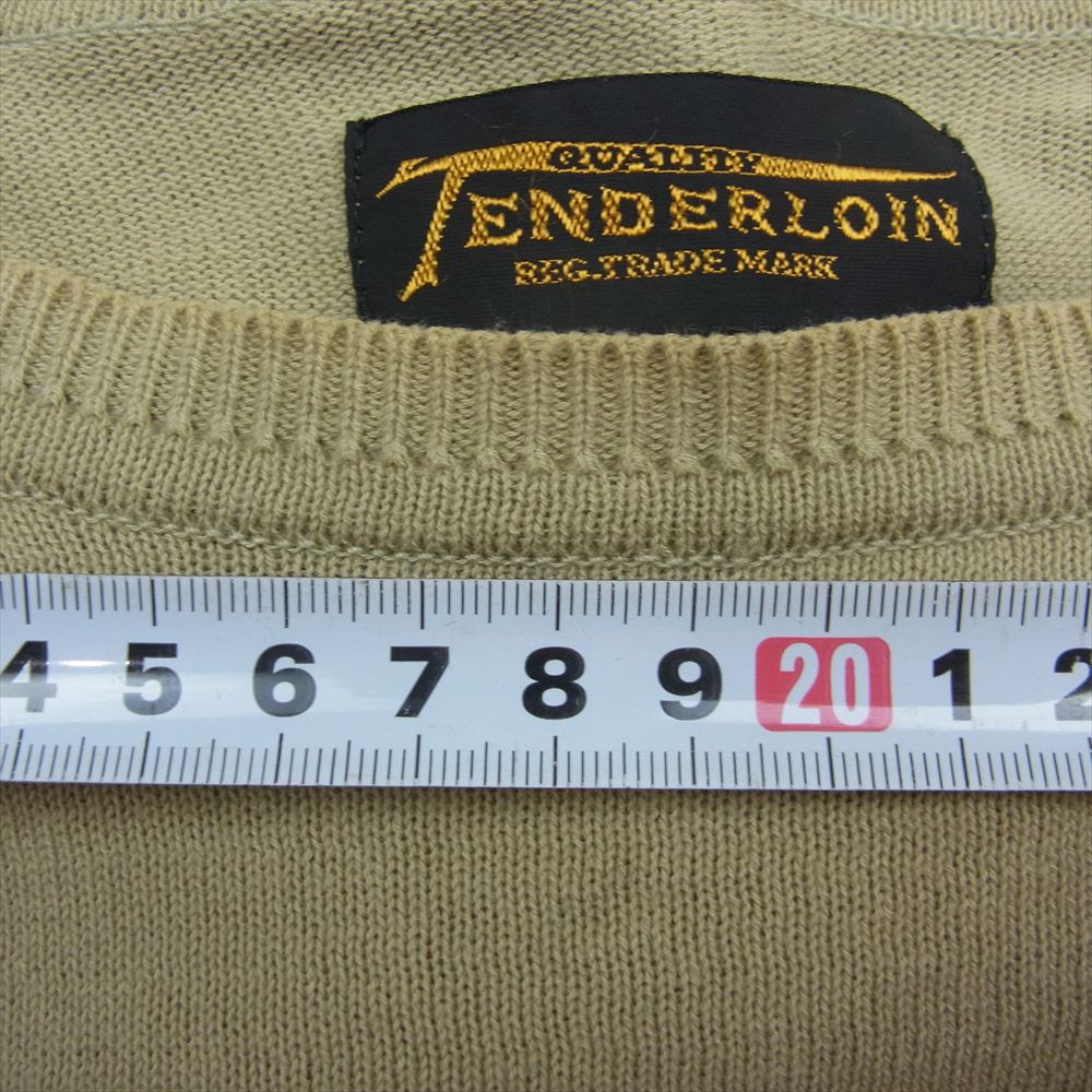 TENDERLOIN テンダーロイン コットン ニット ベージュ系 M【中古】