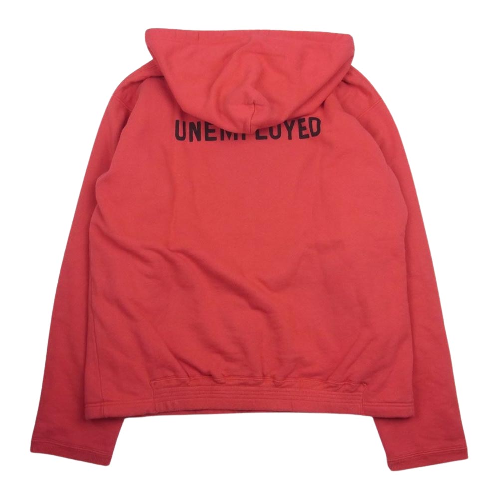 TENDERLOIN テンダーロイン 16AW T-PARKA UNEMPLOYED プリント プルオーバー スウェット パーカー レッド系 S【中古】
