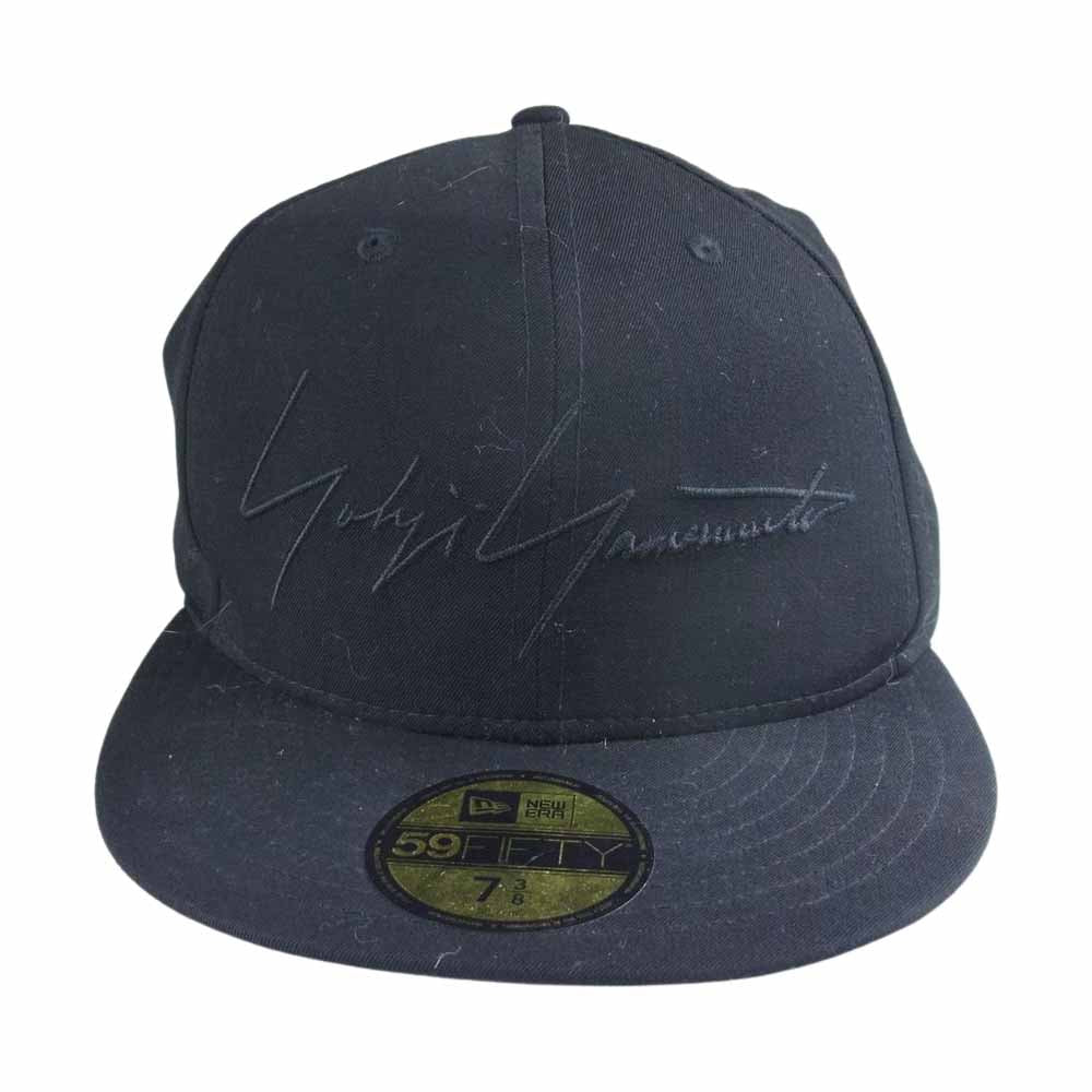 Yohji Yamamoto POUR HOMME ヨウジヤマモトプールオム × NEW ERA ニューエラ キャップ ブラック系 58.7㎝【中古】