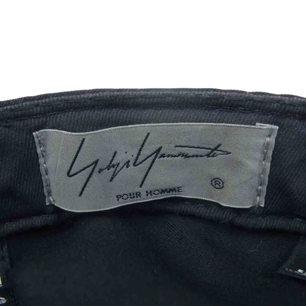 Yohji Yamamoto POUR HOMME ヨウジヤマモトプールオム × NEW ERA ニューエラ キャップ ブラック系 58.7㎝【中古】