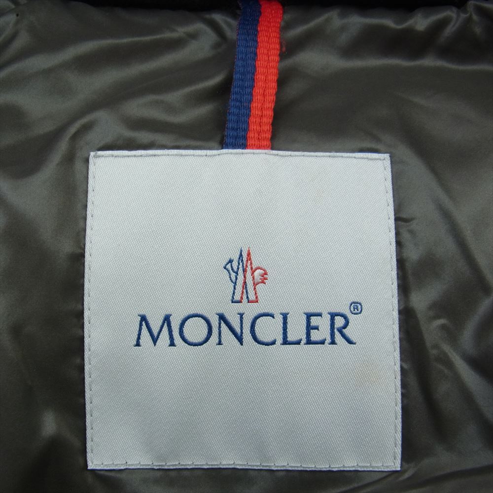 MONCLER モンクレール Montgenevre モンジュネーブル ウール ダウンジャケット  カーキ系 5【中古】